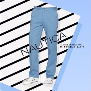 Nautica 34x34 Deck Pant Summer Blue